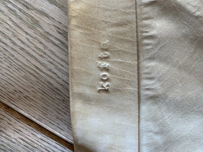 Konstantin Kofta Embossed Tree 100% Horse Leather Tan  display picture 2