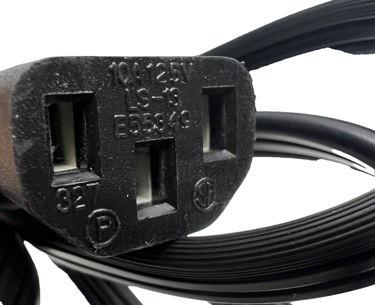Longwell E55349 6ft 300V Black Power Cord C13 AC, 10A, 125v | eBay