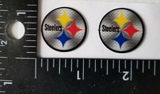 Pittsburgh Steelers Diamond Plate 1" Football Helmet Decals