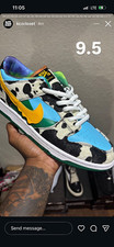Nike SB Dunk Low Mens Multicolor Animal Print...