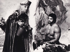 Lou Ferrigno autografo originale su foto stampa