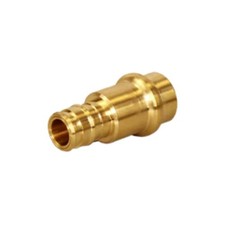 EVERFLOW CXPC012 PEX Adapter 1/2" Brass F1960 Lead-Free Connection