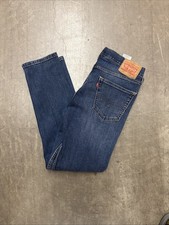 MEN'S LEVI JEANS 502 Multiple Sizes Taper SELVEDGE Premium Denim Blue 34x32