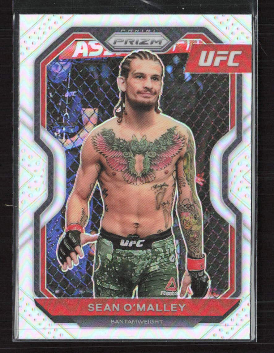 2021 Panini Prizm UFC #61 Sean O'Malley Silver Prizms (W)