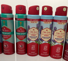 5 Old Spice Men's Deodorant dry Body Spray 3-aluminum free 2antiperspirant 4.3oz
