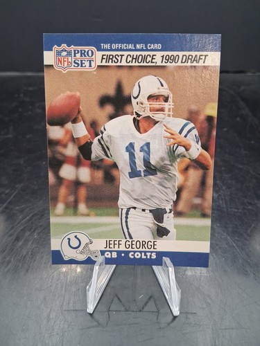 Jeff George #669 1990 Pro Set card