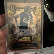 Panini Gold Standard 2024 Rookies Jawhar Jordan Autographed #182 Texans /299