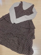 CHANEL Dress S New Sleeveless Knee Length Fashion Black