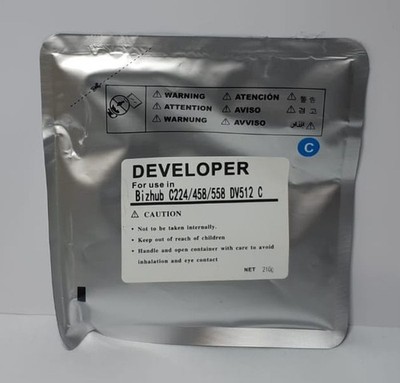 Developer für Konica Minolta bizhub BH C224 C284 C364 C454 C554  ersetzt DV512c