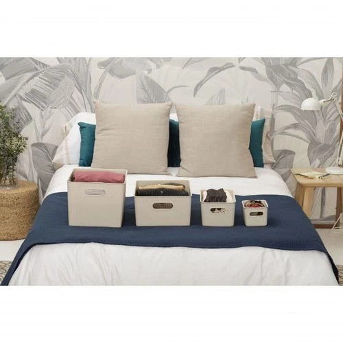 Gerippt Umweltfreundlich Kunststoff Offen Aufbewahrung Behälter Organizer, Groß 15 Liter, 4er Pack - Bild 6 von 9