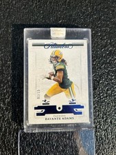 2021 Panini Flawless Davante Adams #38 Sapphire Packers Serial /15