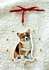 Corgi Handmade Acrylic Christmas Ornament-Dog Lover Gifts