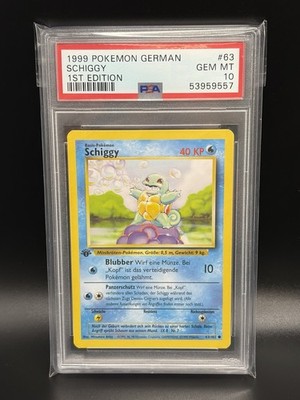 schiggy pokemon card Pokemon Card Squirtle Base Set 63/102 German – SHPNPokestore main image 1