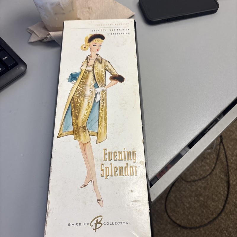 MATTEL BARBIE GOLD LABEL REPRODUCTION EVENING SPLENDOR DOLL NRFB