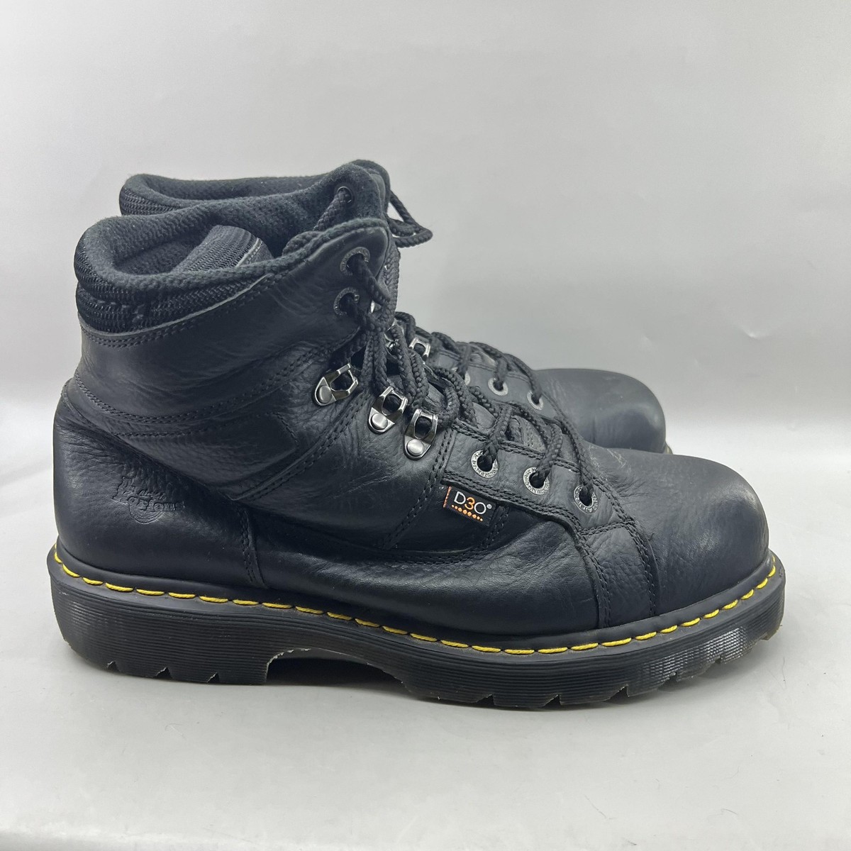 Dr. Martens Ironbridge ST Steel Toe Work Boots Mens 10 Black Leather Industrial Men 10/Wn 11 Dr. Marten main image 2