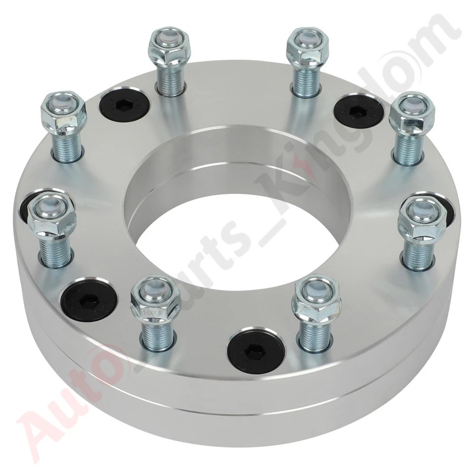 4p 2" Wheel Adapters 6x5.5" to 8x180mm For Chevrolet Silverado GMC Sierra 6Lugs - Image 2 of 4