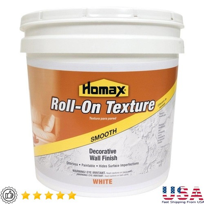 #ad Ready to Use Roll On Low Odor Textured Paint Interior Walls Ceilings 2 Gal $44.63