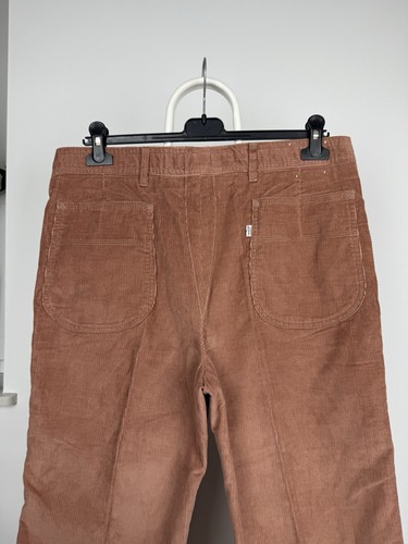 Vintage Levis Panatela Pants Mens 32/34 Brown Disco USA Western 70s Grandpacore - Picture 11 of 12