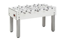 Garlando G500 Pure White Calcio Balilla con Aste rientranti o telescopiche NUOVO