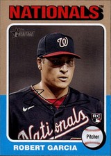 2024 Topps Heritage Robert Garcia #118 Washington Nationals 3B