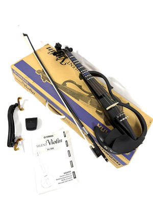 YAMAHA SV-200 elektrische leise Violine schwarz gebraucht mit Fiddleman Bogen...