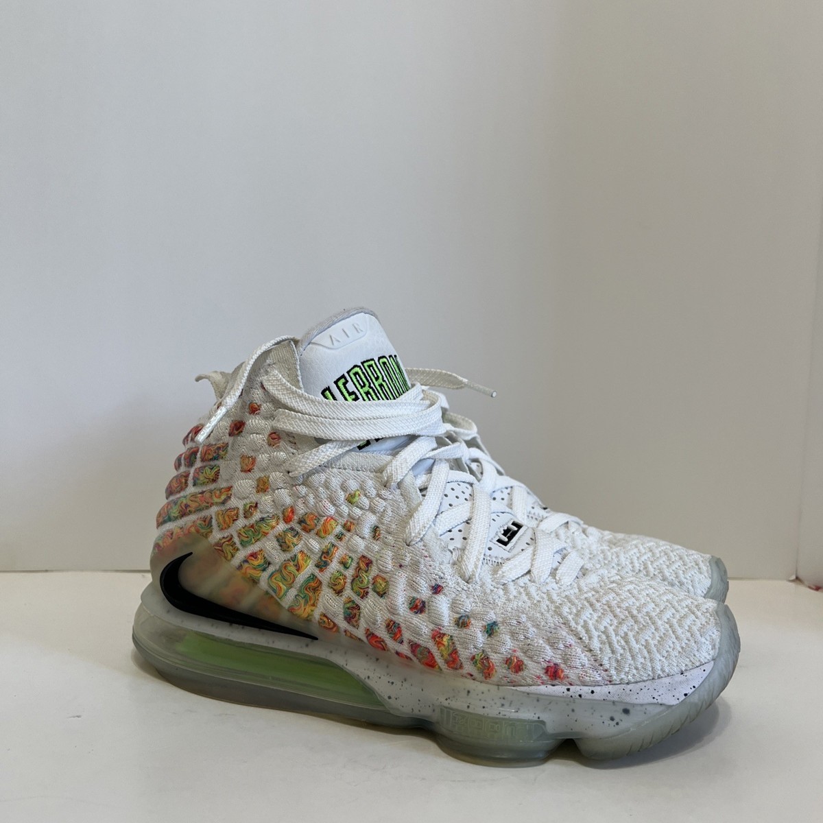 Nike Lebron 17 Air Command Force size 7 BQ3177-100 authentic