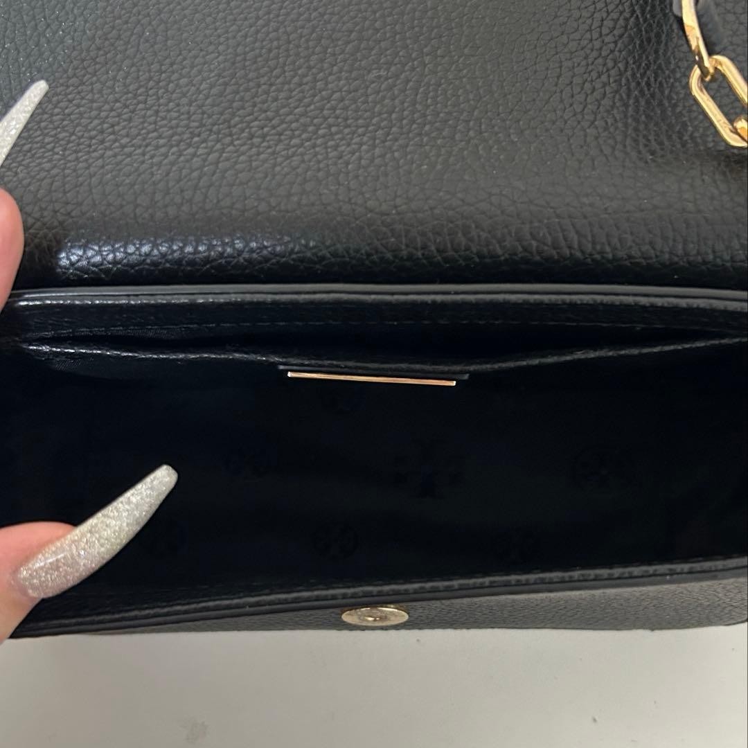 Tory Burch Shoulder Bag Crossbody Leather Suede Blsck Women's From Japan thumbnail 2