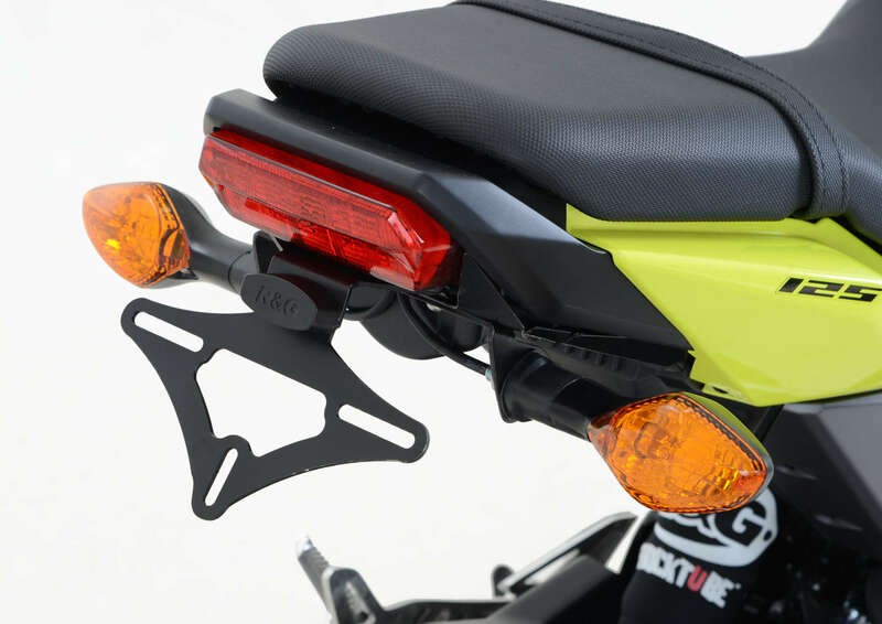 R&G Tail Tidy support de plaque haut de gamme Honda MSX125 noir