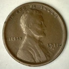 1911 S Lincoln Wheat Cent Coin FINE 1c US Penny San Francisco Circulated