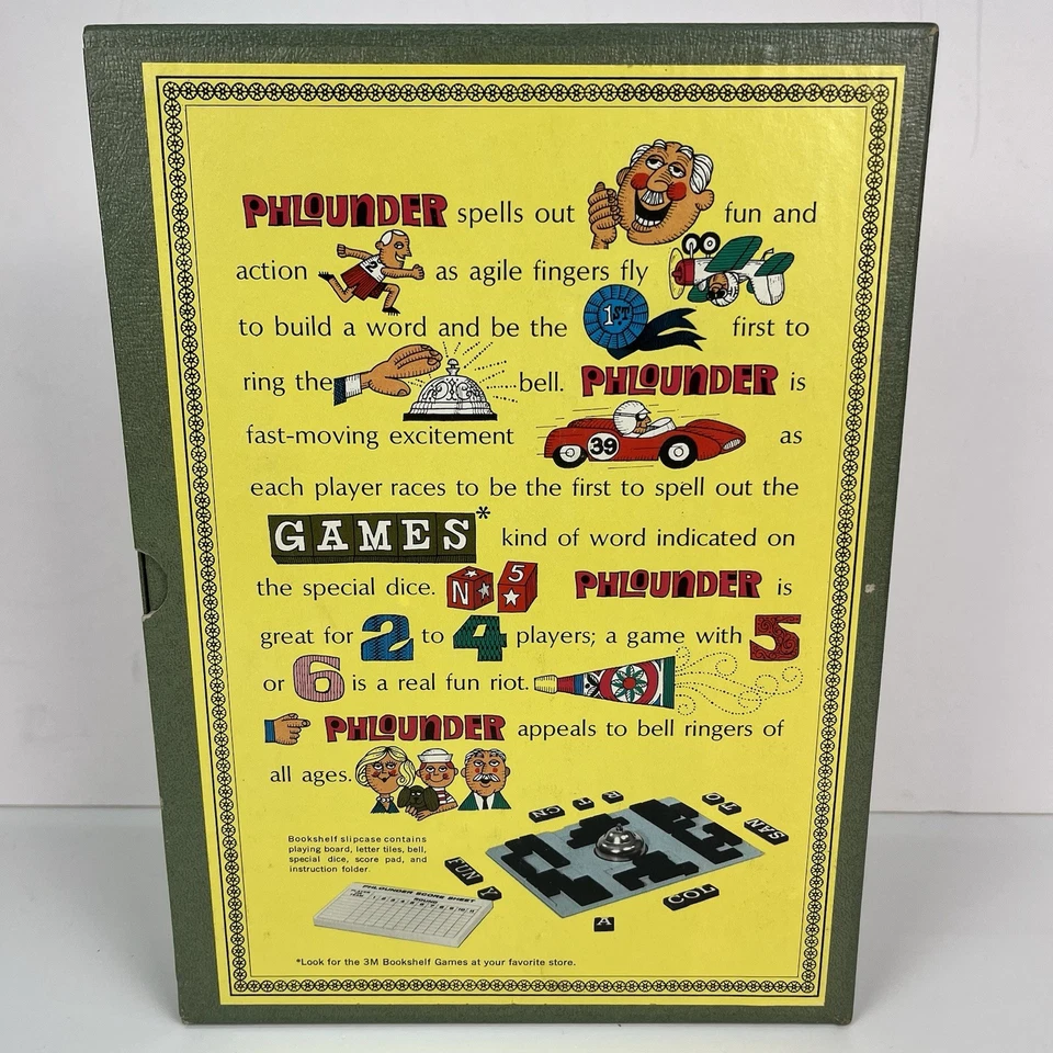 [Complete] Vintage 1962 "Phlounder" 3M Bookshelf Board Game - Image 3 of 4