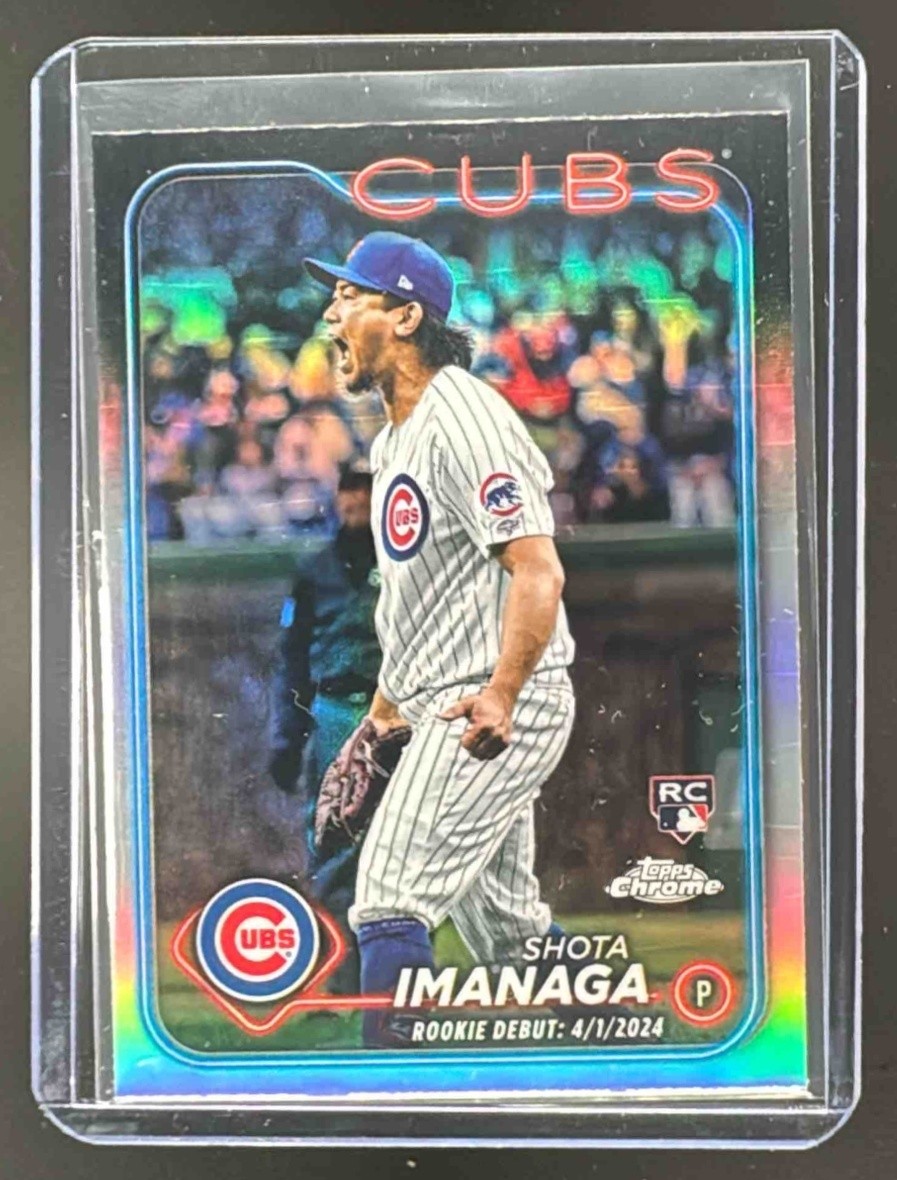 EL.162 Shota Imanaga 2024 Topps Chrome Update #USC95 Refractor Rookie RC