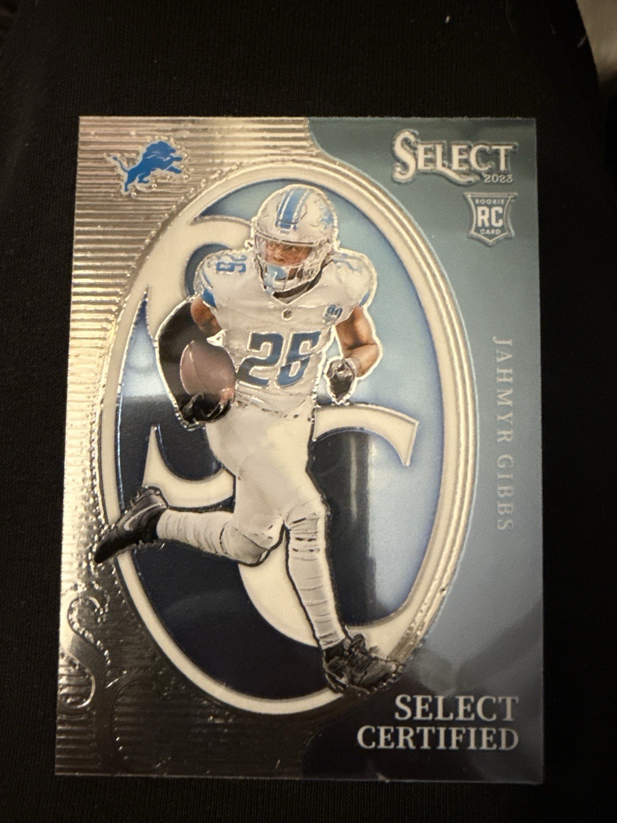 2023 Panini Select - Select Certified Rookies Jahmyr Gibbs #CRO-JGI Silver Prizm