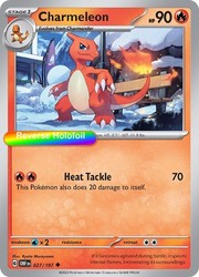Charmeleon 027/197 Obsidian Flames Reverse Holo
