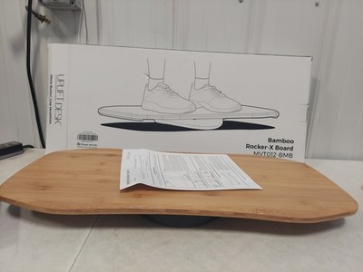 Uplift Desk Bamboo Motion-X Balance Board MVT005-BMB, Used #2855