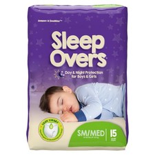 Cuties Sleep Overs Youth Youth Absorbent Underwear Small / Medium 38 to 65 lbs.
