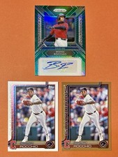 BRAYAN ROCCHIO 2024 Panini Prizm #SS-BR, 2025 Topps GOLD #194 /2025 & Base #194