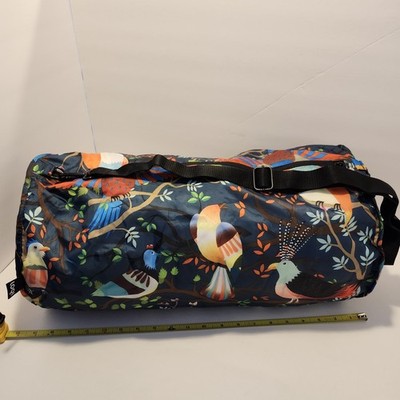 Loqi Weekender Reversible Bag Floral & Rose Gold