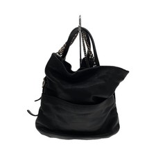 Borsa a tracolla JIMMY CHOO in pelle nera da donna con tracolla a catena