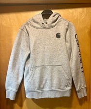 Carhartt Women  s Hoodie S 4-6 Small Discontinued Heather Gray Pullover