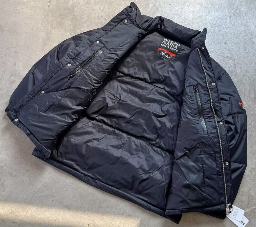 Nanga Wacko Maria Stand up Collar Zipper Embroidered Down Jacket-_-