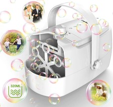 Bubble Machine Durable Automatic Bubble Blower, 18000 Big Bubbles Per Minute Bu