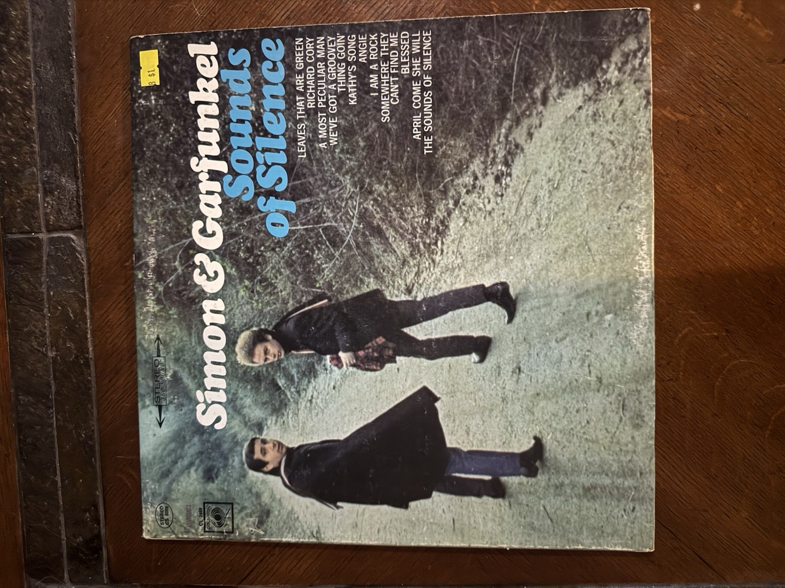 Simon and Garfunkel Sounds of Silence Vinyl LP Columbia Record CS 9269