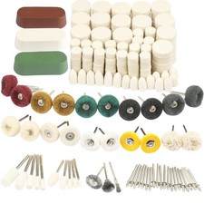 246PCS Polishing Buffing Wheel Polishing Kit for Dremel, Felt Wool Pad Set with