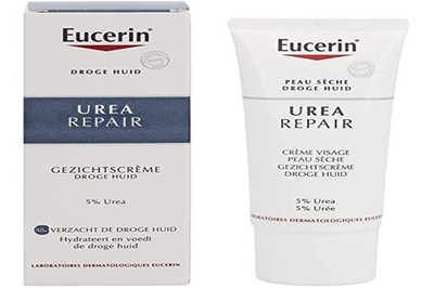 Eucerin 5% Urea Smoothing Face Cream, 50ml - Hydrating Moisturizer for Dry...