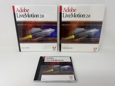 Adobe LiveMotion 2.0 Software Macintosh Mac W/Serial User Guide Scripting