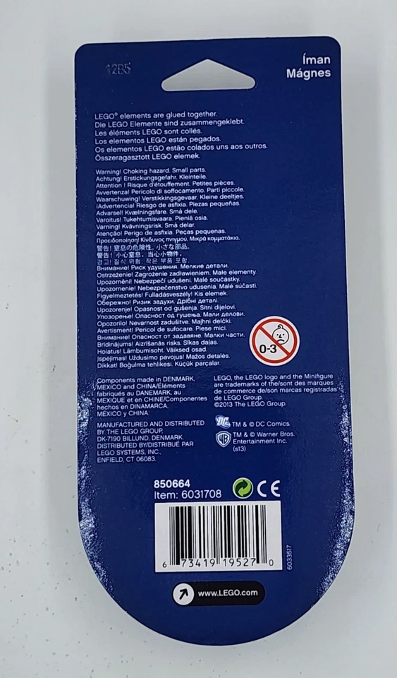 BATMAN LEGO DC Universe Super Heroes Minifigure Magnet - Image 2 of 4