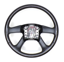 Chevrolet Gmc 03-06 Tahoe Suburban Yukon Escalade Steering Wheel Black Leather