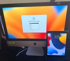 Apple iMac 22  All-in-One Desktop Computer, bundled W/ Ipad air 2