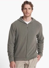 Vuori Hoodie Mens L Performance Waffle Zip Hoodie Full Zip Jacket V259