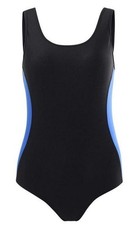 Eono Essentials Damen Gymnastikanzug Turnanzug Balett ärmellos Gr: L schwarz